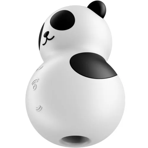 SATISFYER - POCKET PANDA STIMULATOR & VIBRATOR FEKETE-FEHÉR