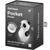 SATISFYER - POCKET PANDA STIMULATOR & VIBRATOR FEKETE-FEHÉR