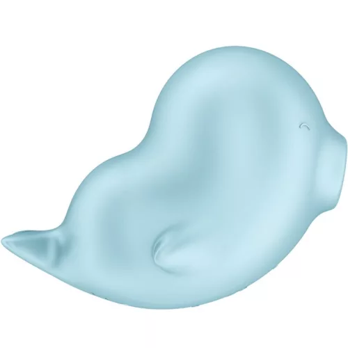 SATISFYER - SZESZES ZÁRÁS STIMULÁTOR ÉS VIBRÁTOR KÉK