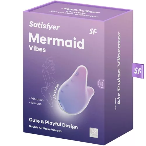 SATISFYER - SELLŐ VIBRÁTOR ÉS VIBRÁTOR IBOLYA ÉS RÓZSASZÍN