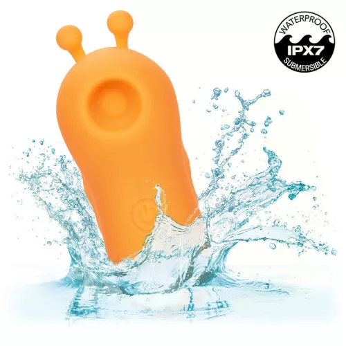 CALEXOTICS - NEON VIBRÁCIÓ A ZÜMMÖGŐ VIBRÁTOR FINGER STIMULATOR 10 VIBRATIONS ORANGE