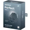 SATISFYER - PERFECT PAIR 2 MULTIVIBRÁTOR 2 AZ 1-BEN PÉNISZGYŰRŰ ÉS UJJSTIMULÁTOR SZÜRKE