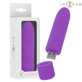   INTENSE - SYMONE USB TÖLTHETŐ REZGŐ GOLYÓ 8 REZGÉS LILA 10 X 2,2 CM