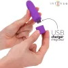 INTENSE - SYMONE USB TÖLTHETŐ REZGŐ GOLYÓ 8 REZGÉS LILA 10 X 2,2 CM
