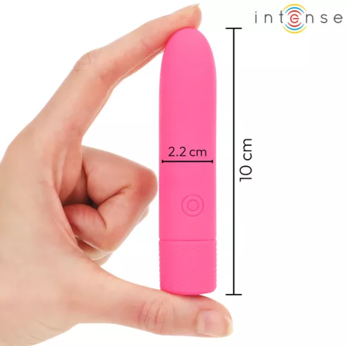 INTENSE - SYMONE USB TÖLTHETŐ REZGŐ GOLYÓ 8 REZGÉS RÓZSASZÍN 10 X 2,2 CM