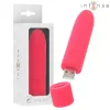 INTENSE - SYMONE USB TÖLTHETŐ REZGŐ GOLYÓ 8 REZGÉS PIROS 10 X 2,2 CM