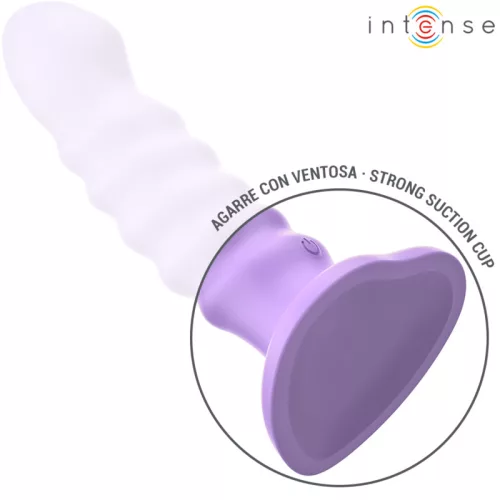 INTENSE - BRENDA VIBRÁTOR M MÉRET SPIRÁL DESIGN 10 REZGÉS LILA TÁVIRÁNYÍTÓ