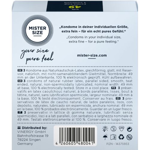 MISTER MÉRET - ÓVSZER MÉRET S 49 MM (3 EGYSÉG)