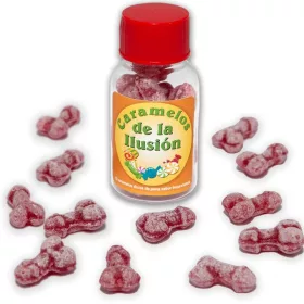   DIABLO PICANTE - 12 PÉNISZ-ALAKÚ ILLÚZIÓ CUKORKA EPER/CSERESZNYE