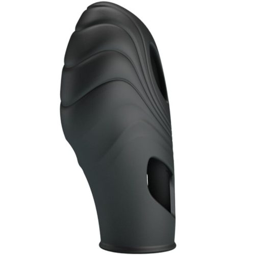 PRETTY LOVE - LICH SZILIKON FINGER VIBRÁTOR FEKETE