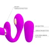PRETTY LOVE - THUNDERBIRD DUPLA PÁNTTALIS VIBRÁTOR TÁVIRÁNYÍTÓ LILA