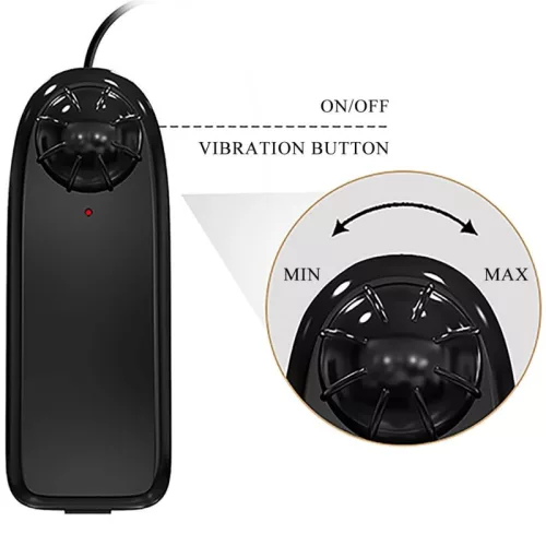 BAILE - BAHAMUT REALISTA VIBRÁTOR 21,8 CM-ES HÚS TÁVIRÁNYÍTÓ