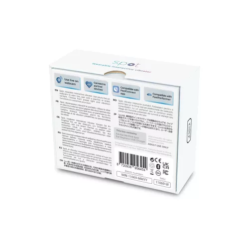 KIIROO - SPOT KISS ME U-ALAKÚ VIBRÁTOR RÓZSASZÍN