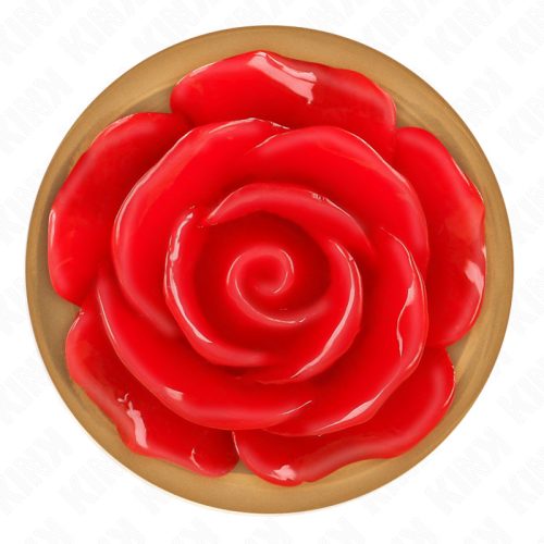 KINK - RÓZSASZÍN ARANY ANÁLIS DUGÓ PIROS RÓZSÁVAL L L