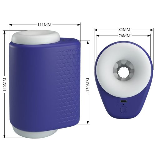 PRETTY LOVE - DJ NŐ FÉRFI MASZTURBÁTOR REZGÉSSZEL, 5 BEÁLLÍTÁSSAL LILA