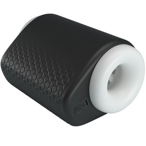 PRETTY LOVE - DJ LÁNY FÉRFI MASZTURBÁTOR REZGÉSSZEL, 5 BEÁLLÍTÁS FEKETE