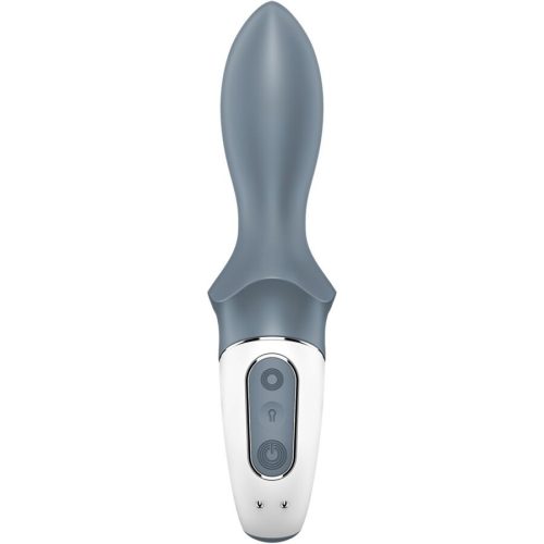 SATISFYER - AIR PUMP BOOTY 1 ANÁLIS FELFÚJHATÓ VIBRÁTOR SZÜRKE