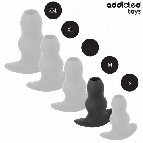 ADDICTED TOYS - ÜREGES ANÁLIS DUGÓ SZILIKON MÉRET M 9,6 CM