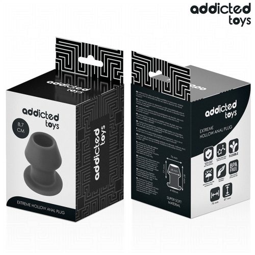 ADDICTED TOYS - EXTRÉM ÜREGES ANÁLIS DUGÓ M MÉRETŰ SZILIKON M 8,7 CM