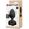 PRETTY LOVE - VARIAN ANAL DUGÓ LED FÉNY FEKETE 10,8 CM