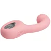 PRETTY LOVE - ERYNNYES G-SPOT VIBRÁTOR + CSLITORIS STIMULÁTOR 10 REZGÉS PINK