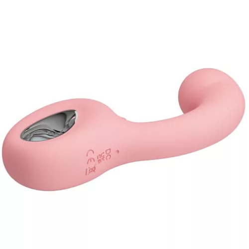 PRETTY LOVE - ERYNNYES G-SPOT VIBRÁTOR + CSLITORIS STIMULÁTOR 10 REZGÉS PINK