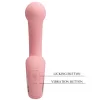 PRETTY LOVE - ERYNNYES G-SPOT VIBRÁTOR + CSLITORIS STIMULÁTOR 10 REZGÉS PINK