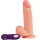 SHEQU - ADAM VIBRÁTOR DILDO TÁVIRÁNYÍTÓVAL 21 CM