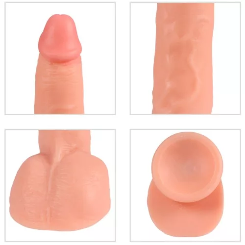 SHEQU – BESTIA REZGŐ DILDO TÁVIRÁNYÍTÓVAL 24,5 CM