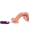 SHEQU – VASSÁRKÁNY VIBRÁTOROS DILDO TÁVIRÁNYÍTÓVAL 17,5 CM