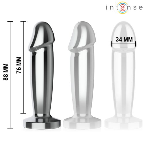 INTENSE - ANAL PLUG 10 VIBRÁCIÓS FÉM DILDO TÁVIRÁNYÍTÓVAL