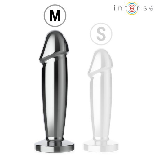 INTENSE - ANAL PLUG 10 VIBRÁCIÓS FÉM DILDO TÁVIRÁNYÍTÓVAL M