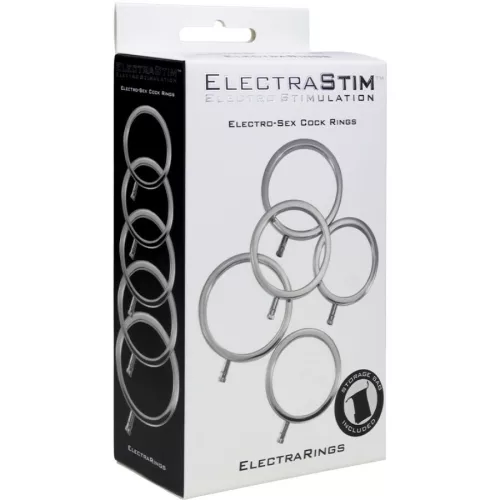 ELECTRASTIM - ELECTRARINGS FÉM PÉNISZGYŰRŰK CSOMAG 5 DARABOS