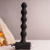 ROCKS- OFF - PETITE SENSATIONS PEARLS ANAL PLUG VIBRATOR BLACK