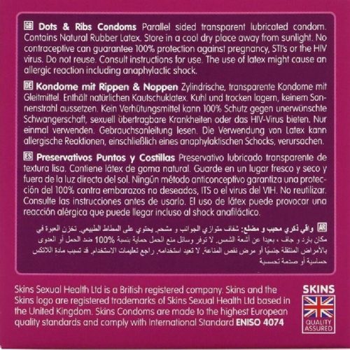 SKINS - DOTS AND RIBS PRÉMIUM ÓVSZEREK CSOMAG 4