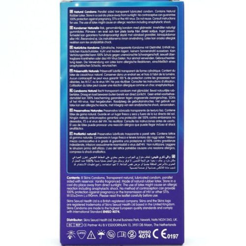 SKINS - TERMÉSZETES PRÉMIUM ÓVSZEREK CSOMAG 8