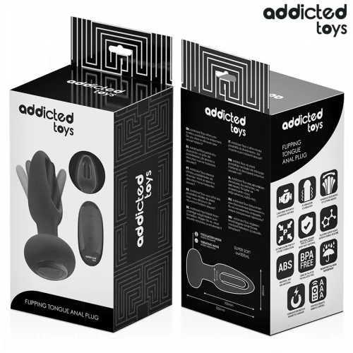 ADDICTED TOYS – ANÁLIS DUGÓ REZGŐ NYELVVEL ÉS TÁVIRÁNYÍTÓVAL