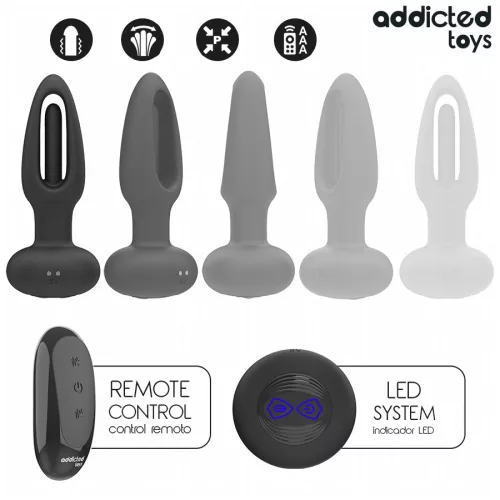 ADDICTED TOYS – ANÁLIS DUGÓ REZGŐ NYELVVEL ÉS TÁVIRÁNYÍTÓVAL