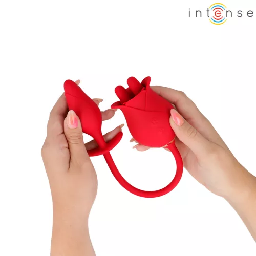 INTENZÍV - MELANIE DUPLA KLITORIS STIMULÁTOR CIKCAKKOS NYELVVEL