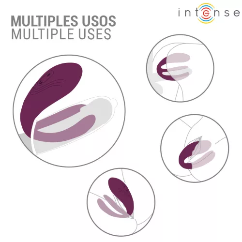 INTENSE - SANDRA TAPPING ÉS REZGŐ CLAMP STIMULÁTOR TÁVIRÁNYÍTÓ