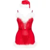 LIVCO CORSETTI DIVAT - AGETHE LC 90607 CHEMISE + TANGA + KARÁCSONYI SAPKA L/XL