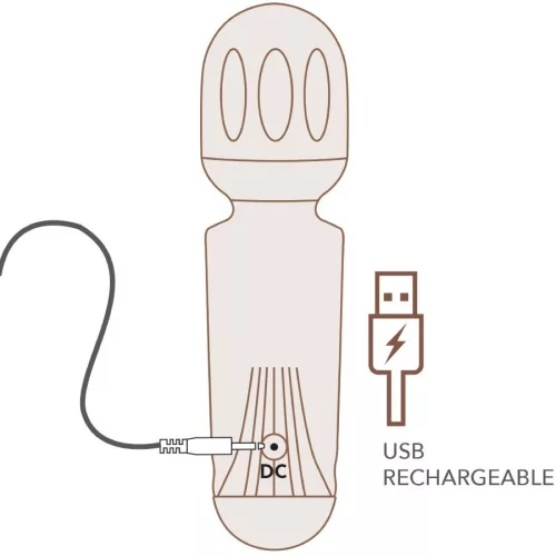 ROCKS-OFF - MINI ÚJRATÖLTHETŐ PÁLCA 16 FUNKCIÓK VIOLET DREAM