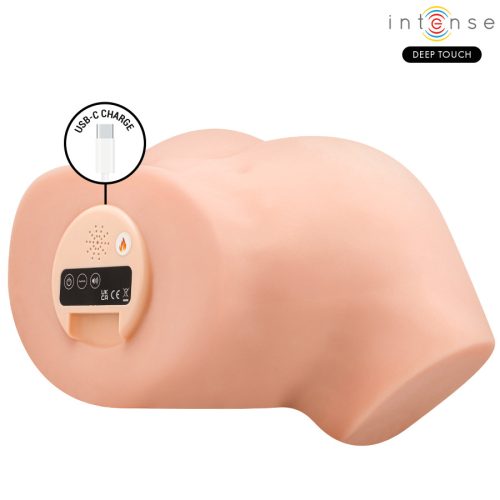 INTENSE DEEP TOUCH - NICOLE VAGINAL MASTURBATOR SZÍVÓVAL, HŐVEL, REZGÉSSEL ÉS HANGHATÁSOKKAL TÁVIRÁNYÍTÁSSAL, 5,3 KG