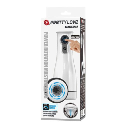 PRETTY LOVE - SABRINA FORGÓ ÉS RINGATÓ FÉRFI MASZTURBÁTOR