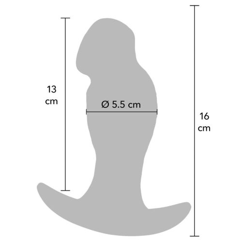 REJTETT VÁGY - INFERNO REALISTA BUTTPLUG 16 CM