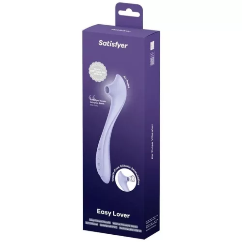SATISFYER – EASY LOVER VIBRÁTOR ÉS LÉGPULZUSSTIMULÁTOR