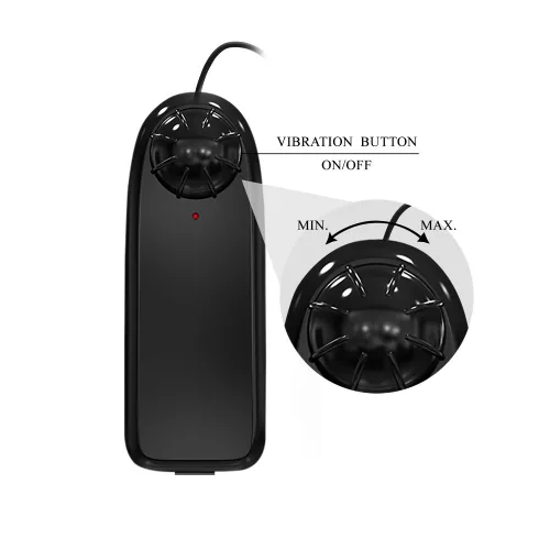 Baile Vibrating Dildo With Remote Control Flesh