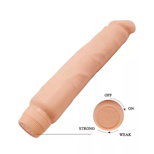 Tragbarer Buchse Realistischer Mehrgeschwindigkeits-Vibrator 10"