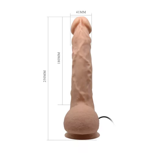 Wunderschöner Jason 9,8" vibrierender Dildo