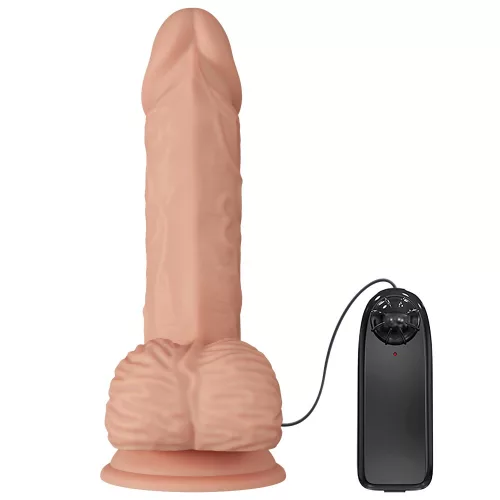 Beautiful Catoblepas 8,1 " Vibrating Dildo Flesh